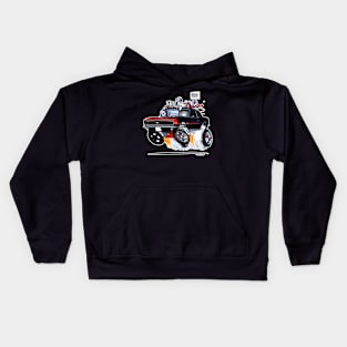 RAT POWER 1968 Black n red Camaro Kids Hoodie